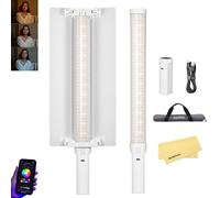 GODOX LC500 Mini LC500Mini 20W RGB Video Light Wand Éclairage Portable,Bâton Lumineux LED 2500-8500K avec Volets,CRI 95+ TLCI 96+,Intensité Réglable 0-100%,11 Effets Lumineux,Contrôle Via Application