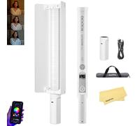 GODOX LC500R Mini LC500RMini 20W RGB Lampe Vidéo Portable,Bâton Lumineux LED 2500-8500K avec Volet,IRC 95+ TLCI 96+,15 Effets Éclairage,Intensité Réglable de 0-100% & Contrôle par Application,Blanc