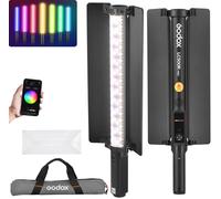 Godox LC500R Mini Tube Light RGB Portable, avec Barndoor & Diffuseur | 2500K-8500K, 20W, Couleur 360°, CRI 96+, TLCI 97+, 15 Effets FX Contrôle App, pour Studio Outdoor Vlog Photographie