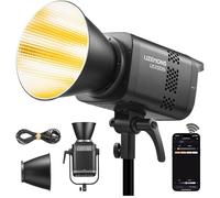 Godox LE200Bi Éclairage Vidéo LED Bicolore 220W, 57700 Lux @1m, 2800K-6500K, CRI 98 TLCI 98, 11 Effets FX, NFC/App/DMX/Bluetooth, Monture Bowens Projecteur pour Studio Photo Vidéo Direct