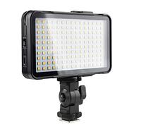 Godox LEDM150 LED Panneau de Lampe sur Caméra, LED Video Light 5600K Dimmable, Lumière Lampe CRI 95+ et 3000mAh Batterie Lithium pour Smartphones, Appareil Photo