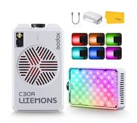 Godox Litemons C30R C30 RGB Lumière Portable pour Caméra 2800K-6500K avec Batterie, Panneau de Lumière RGB LED de Remplissage pour Photographie
