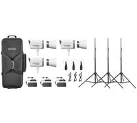 Godox Litemons LA300R kit projecteur LED x3 - Blanc