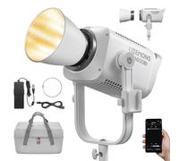 Godox Litemons LA600Bi K1 Lumière Vidéo Continue avec Mallette de Réflecteur BR30,Lumière de Studio 600W 212500Lux@1M,2800K-6500K Video Light à Monture Bowens Plate avec 11 Effets FX