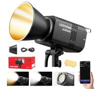 Godox Litemons LE200Bi LE200 Bi Éclairage Continu LED Video Light 220W 2800K~6500K 57700 Lux/1m TLCI/CRI≈98 Contrôle Bluetooth 11 Effets FX Monture Bowens Éclairage Vidéo pour Vlogging,Youtube(Noir)