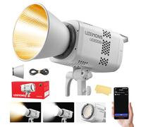 Godox Litemons LE200Bi LE200 Bi Éclairage Continu LED Video Light 220W 2800K~6500K 57700 Lux/1m TLCI/CRI≈98 Contrôle Bluetooth 11 Effets FX Monture Bowens Éclairage Vidéo pour Vlogging,Youtube（Blanc）