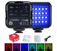 Godox LITEMONS LED6R LED 6R RGB Lampe Vidéo LED,3200K-6500K Dimmable pour L'éclairage de Photographie, Portrait et en Prise de Vue de Produit