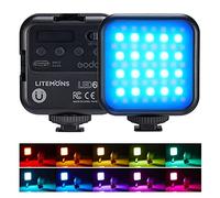 GODOX LITEMONS LED6R RGB LED Vidéo Lampe, Lumière Bicolore 3200K-6500K CRI 95, 13 FX Effets d'éclairage, HSI Mode, Rechargeable pour Tournage, Diffusion en Direct, Microfilmage et Enregistrement