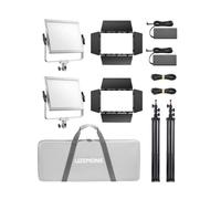 Godox Litemons LP1200Bi kit de 2 panneaux LED bi-color - Blanc
