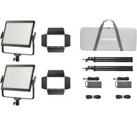 Godox Litemons LP1200Bi kit de 2 panneaux LED Bicolore 120W - Noir