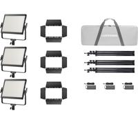 Godox Litemons LP1200Bi kit de 3 panneaux LED Bicolore 120W - Noir