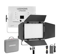 Godox Litemons LP600Bi Bi-Colour LED Light Panel W/App Control, 60W Studio Photography Lighting W/Barndoor, 2800K -6500K, FX Modes/360°Rotatable/CRI 96+ TLCI 96+ with Barndoor, Carry Case