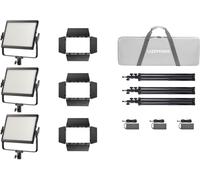 Godox Litemons LP600Bi kit de 3 panneaux LED Bicolore 60W - Noir