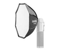 Godox LM-S25 Mini Boîte à Lumière Octogonale pour Flash D'appareil Photo Compatible avec Flash D'appareil Photo Rétro Godox Lux Master