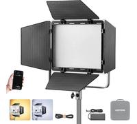 Godox LP400Bi LED Lampe Vidéo Bicolore avec Brandoor, 36W 2800K-6500 K 6250 Lux LED Panneau Lumiere avec 11 FX Effets, APP Contrôle, CRI96+ Dimmable 0-100% Panneau Lampe pour Studio