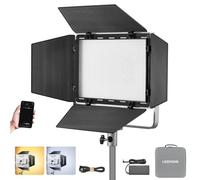 Godox LP600Bi Bicolore LED Lampe Vidéo avec Brandoor, 60W 2800K-6500K 9020Lux LED Panneau Lumiere avec 11FX Effets, APP Contrôle, CRI96+ Dimmable 0-100% Panneau Lampe pour Studio