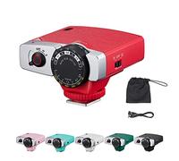 Godox Lux Junior Flash pour appareil photo rétro GN12 6000 K Température de couleur Modes automatiques et manuels 1/1-1/64 Puissance du Remplacement pour Canon Nikon Sony Fuji Olympus Hot-shoe Cameras