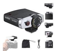 Godox Lux Junior Flash rétro pour appareil photo, 6000 K ± 200 K, modes automatiques et manuels, flash rétro avec diffuseur pour appareil photo Sony, Canon, Nikon, Fujifilm, Olympus