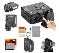 Godox Lux Junior II pour appareils Photo rétro Flash Speedlite C/N/O/P/F | GN18,153g,rotatif à deux axes,TTL HSS 1/8000s,Charge USB-C,Recyclage 1.5s,compatible avec Canon,Nikon,Fujifilm,Olympus