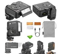 Godox Lux Junior II S Flash d'appareil Photo rétro pour Sony,TTL Mini Flash | Conception à double axe pour un flash indirect flexible - Compatible avec ZV-E10 II, ZV-E10, ZV-E1, a7III, a6700, a6400