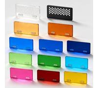 Godox MA01 Kit d'attache magnétique pour iT20 iT22 (également pour iM20/iM22 avec plaques métalliques), grille nid d'abeille, diffuseur, filtre couleur CTO/CTB, accessoire d'éclairage créatif