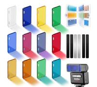 Godox MA02 Kit d'accessoires magnétiques - Compatible avec flash Godox IT32 IT30Pro IM30 | Ensemble de filtres de couleur magnétiques Flash avec étui de rangement transparent