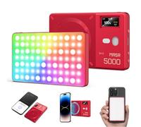 GODOX MA5R Lumière vidéo RVB magnétique Full Colour 1800K-10000K 14 effets pré-programmés pour appareil photo reflex numérique (rouge)