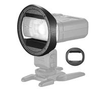 GODOX MF-CB Bague d'adaptation Ronde pour Flash Macro MF12, Compatible avec Le kit d'accessoires AK-R1 et Godox MF-T76, Permet Le Montage de modificateurs de lumière à tête Ronde