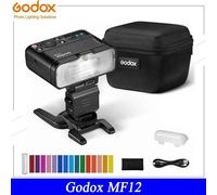 godox MF12 Flash MF12-K2 TTL Macro Speedlite Flash 2.4 GHz Contrôle sans fil Speedlight pour Sony IL Nikon Fuji Olympus Pentax - Type MF12 Flash-for Canon