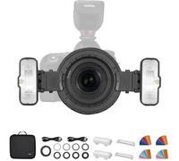 Godox MF12-K2 Flash Macro TTL 12W sans Fil, Batterie Intégrée, Compatible Nikon/Sony/Canon