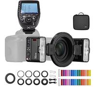 Godox MF12 MF12-K2 Flash Macro avec déclencheur Xpro-C pour Canon, Flash TTL Hors caméra Speedlite 12 W, contrôle sans Fil 2,4 G, Mode TTL/M, Batterie au Lithium 3,7 V/6,29 W intégrée