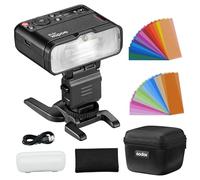 Godox MF12 TTL Macro Flash 12 W 2,4 G Système X sans Fil Batterie au Lithium intégrée Convient pour la Prise de Vue de Fleurs, Insectes, Portrait, Compatible avec Nikon, Sony, Canon, Fuji, etc.