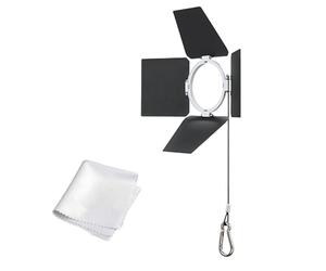 Godox ML-B4 Barndoor pour lampes vidéo LED GODOX Accessoire de contrôle d'éclairage compatible avec ML100Bi ML100R ML80BI ML150BI ML60IIBi ML60 ML60BI ML30 ML30Bi et plus encore