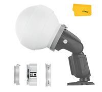 Godox ML-CD15 Dôme de Diffusion avec 3 adaptateurs, diffuseur de lumière Flash Compatible avec Flash Godox