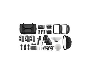 Godox ML-KIT1 ML60 & ML30 Kit de lumière Triple monolight Trio pour la création de lumière - Lumière du Jour 5600K - Accessoires Inclus