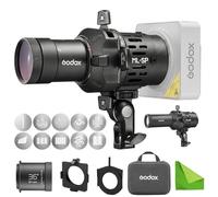 Godox ML-SP-36 Fixation de Projection LED, snoot Optique à Monture Godox, projecteur Flash avec 10 Gobos d'éclairage, Compatible avec Les lumières LED ML40Bi ML40R ML100R ML100Bi pour la Photographie