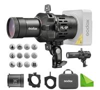 Godox ML-SP-36 Fixation de Projection LED, snoot Optique à Monture Godox, projecteur Flash avec 12 Gobos d'éclairage, Compatible avec Les lumières LED ML40Bi ML40R ML100R ML100Bi pour la Photographie