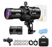 Godox ML-SP-50 Accessoire de Projection LED, snoot Optique 50° avec 10 gobos Lumineux, projecteur Spot à Monture Godox Compatible avec ML100Bi/R, ML40Bi/R, ML150Bi/R, ML80Bi, ML60Bi, ML30, ML30Bi