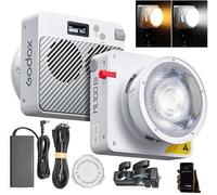 Godox ML100Bi 120W LED Vidéo Lumière (ML100BI) | Kit d'éclairage vidéo bi-couleur 2800K-6500K, 34300Lux CRI97 + / TLCI98 +, APP Contrôle, Support USB-C Recharge