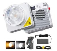 Godox ML100Bi Bi-Color LED Lampe Vidéo, 100W CRI 97+ TLCI 98+2800K-6500K Lampe de Studio, Lampe de Photographie, Portable LED Light avec APP Control 11FX Effets 0-100% de Luminosité