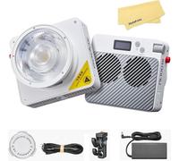 Godox ML100BI Lampe Vidéo LED Bicolore 100W,Contrôle par Application,2800-6500K CCT,34300 Lux à 1m,11 Effets,Monture Godox,Eclairage Continu,IRC 97+/TLCI 98+,pour Enregistrement Vidéo et Photographie