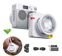 Godox ML100BI Lampe vidéo LED Bicolore, CRI≥97 TLCI≥98, CCT 2800-6500K, 11 Effets FX Contrôle APP Montage Godox Éclairage à Sortie Continue Alimentation Multiple