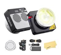 GODOX ML100Bi ML100 Bi Torche LED Bicolore 100 W pour Photo Vidéo 2800-6500K,33200 lux à 1m,11 Modes D'effets,CRI 96/TLCI 97,Format Poche,Contrôle par Application,Monture Godox pour la Photographie