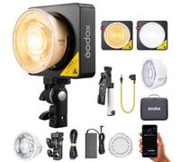Godox ML100Bi Noir Kit 2 Lampe LED (Objectif 36° & Poignée V-Mount)