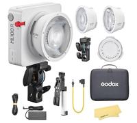 Godox ML100R Kit1 Lampe Vidéo LED RGB avec Contrôle Bluetooth,CCT 1800K-10000K,14 Modes Deffets,Puissance Dentrée de 110 W,Compact et Léger pour Le Cinéma Professionnel,la Photographie et Le Vlogging