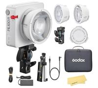Godox ML100R Kit2 Lampe Vidéo LED RGB avec Contrôle Bluetooth,CCT 1800K-10000K,14 Modes Deffets,Puissance Dentrée de 110 W,Compact et Léger pour Le Cinéma Professionnel,la Photographie et Le Vlogging