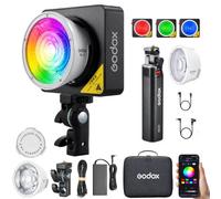 Godox ML100R Noir Kit 3 Lumière LED RGB (Objectif 36° & Batterie Grip BG02)