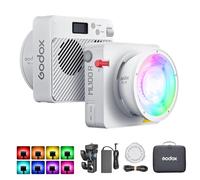Godox ML100R RGB LED Vidéo Lampe, Lampe à LED COB RVB 110W 1800K-1000K, 14 Effets d'éclairage pour la Photographie, Contrôle par APP
