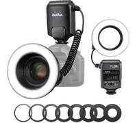 Godox ML150II Flash Annulaire LED Portable 6 Niveaux Dimmable pour Nikon/Canon/Sony