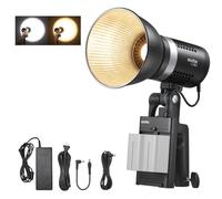 Godox ML30BI 40W Lumière LED Mode Silencieux Réglage de la luminosité Portable Prise en Charge Li-ION avec Alimentation Secteur Éclairage extérieur LED + 2 Piles au Lithium NP970(Lampe Simple ML30Bi)